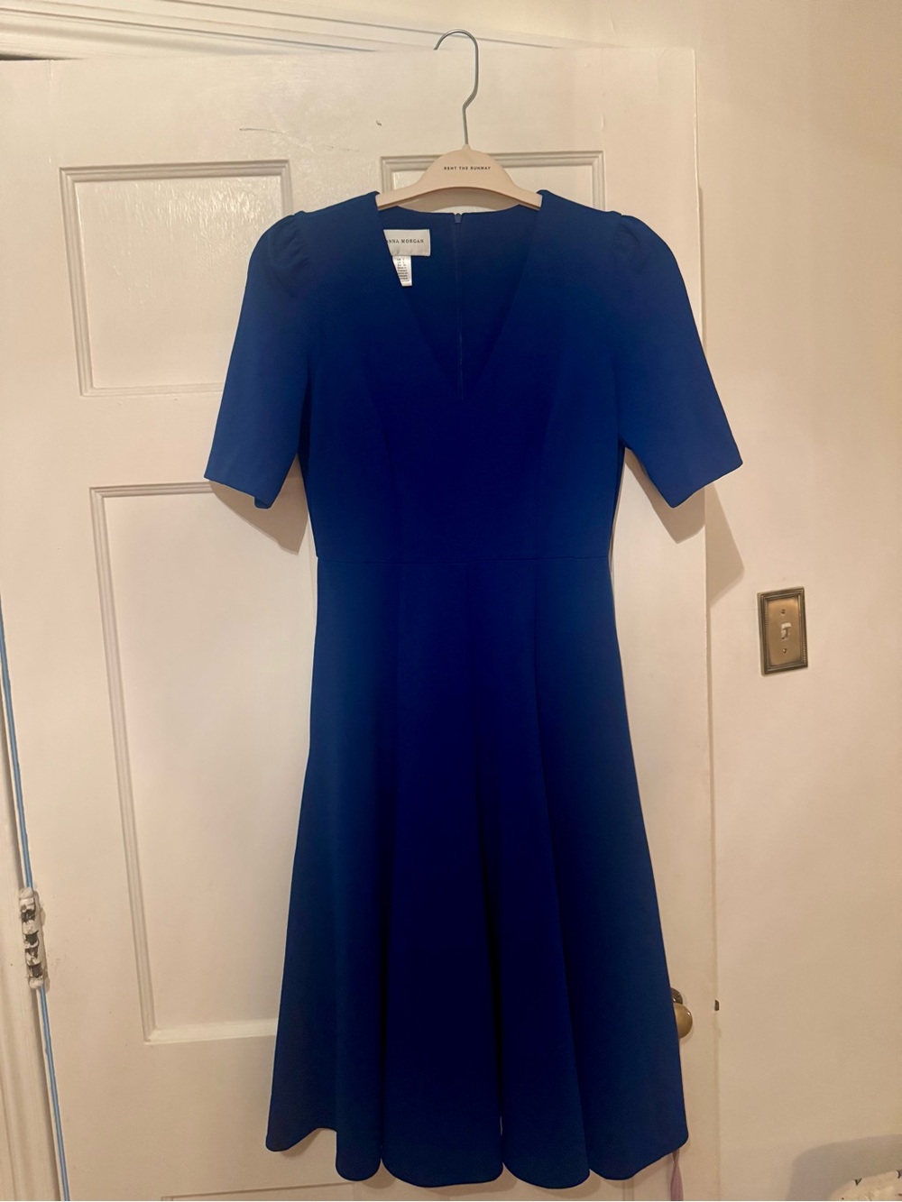 Blue A-Line Dress by Donna Morgan